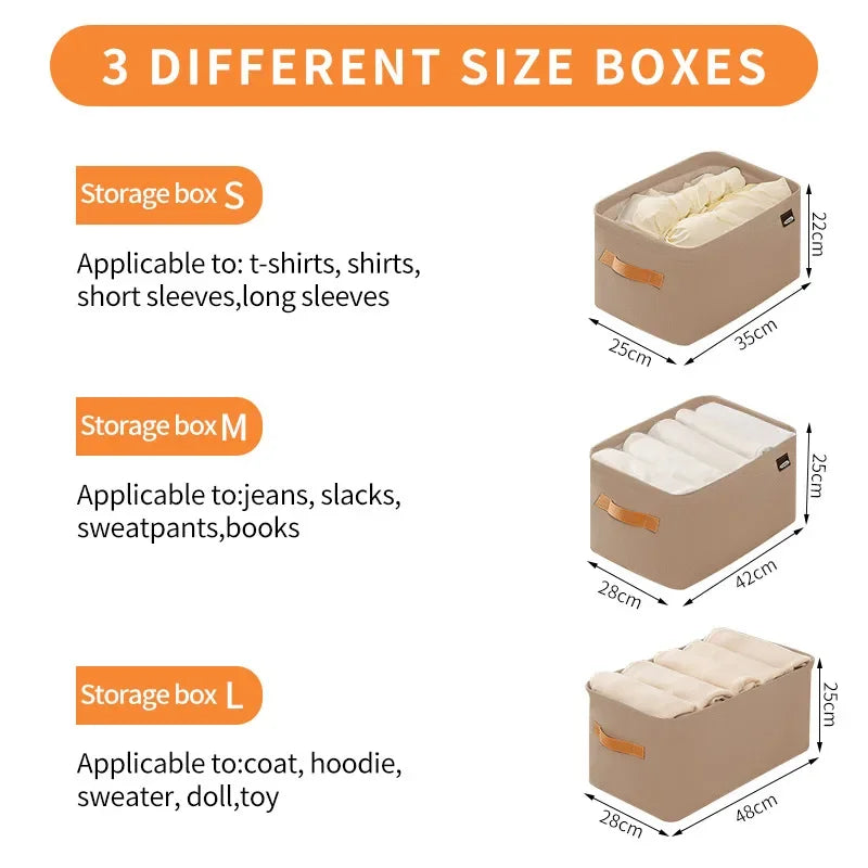 Thick Fabric Storage Box