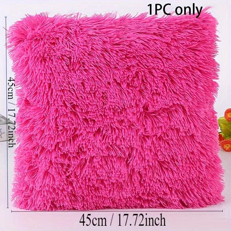 Soft Faux Fur Pillow Cover