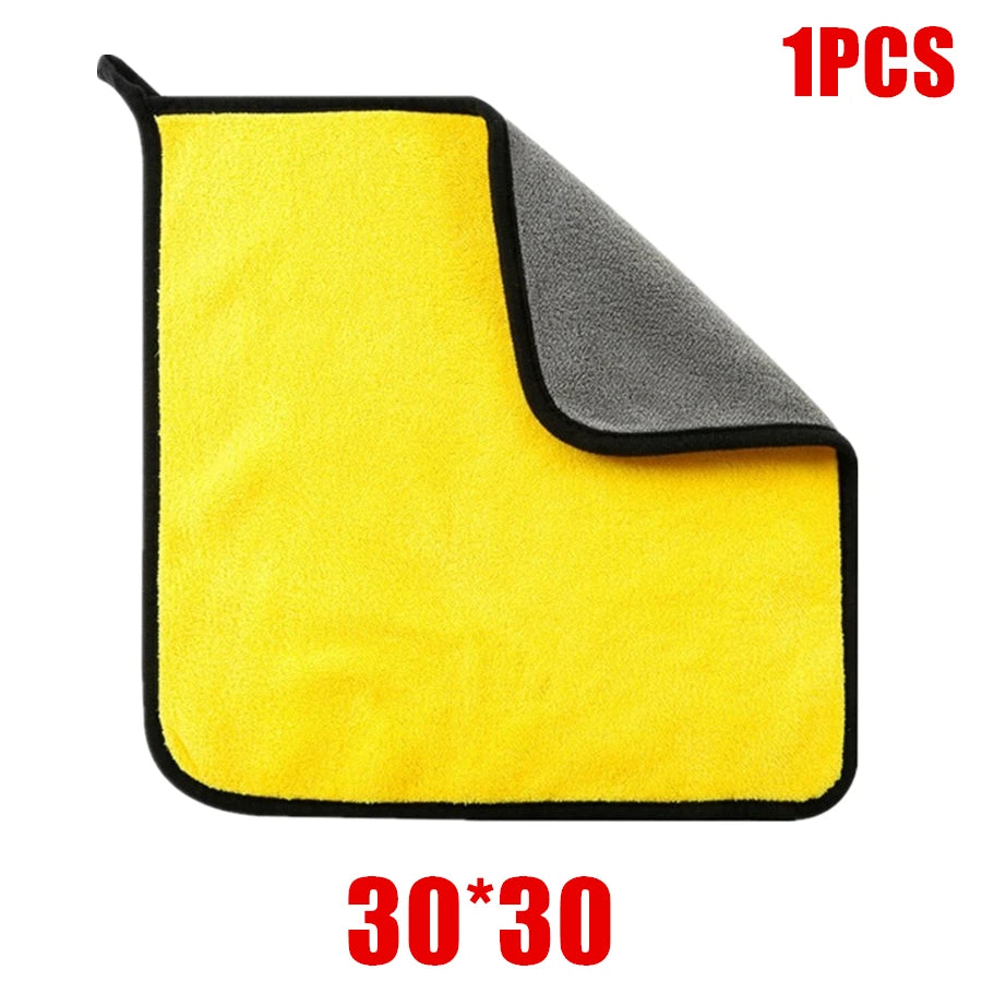 Double Layer Microfiber Car Towels
