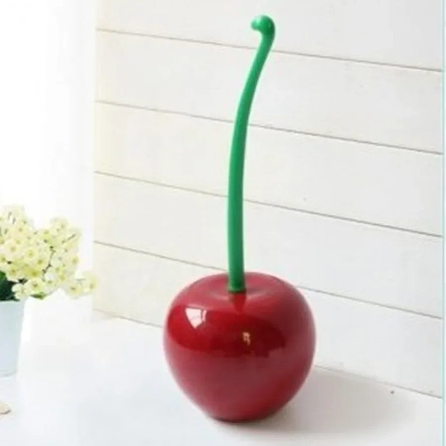 Cherry Shape Toilet Brush Set