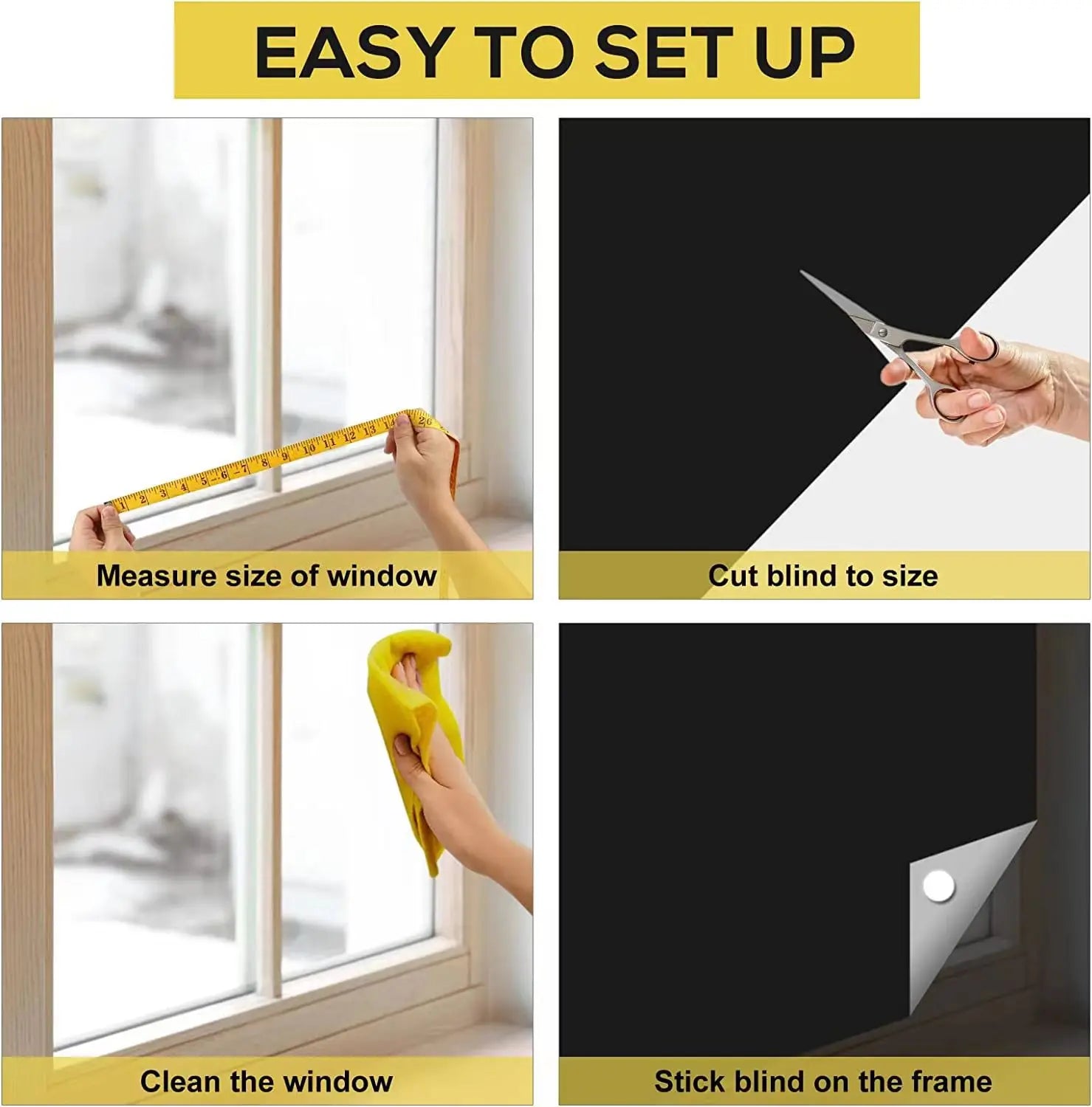 Instant Darkness Window Cover