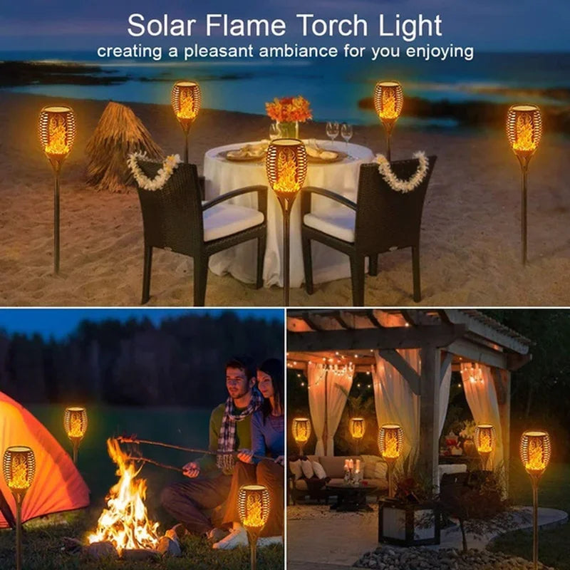 Solar Flame Torch Light