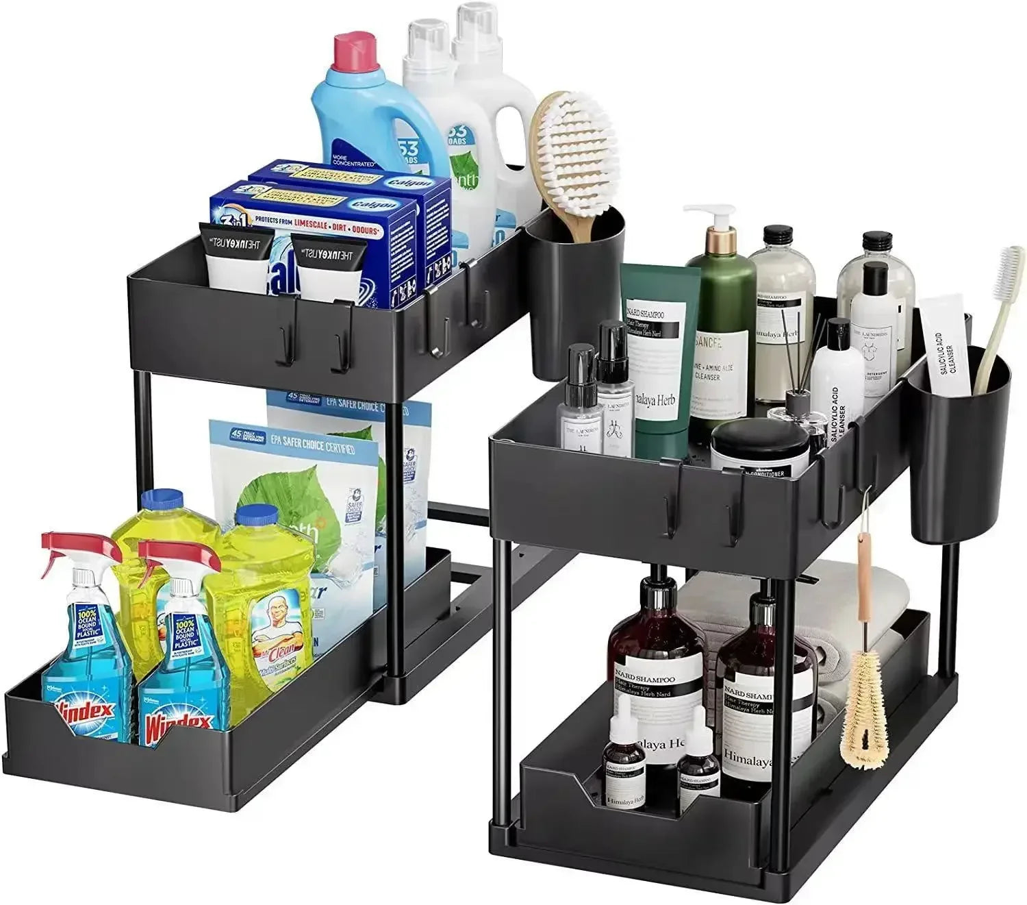 Sliding Cabinet Organizer Basket