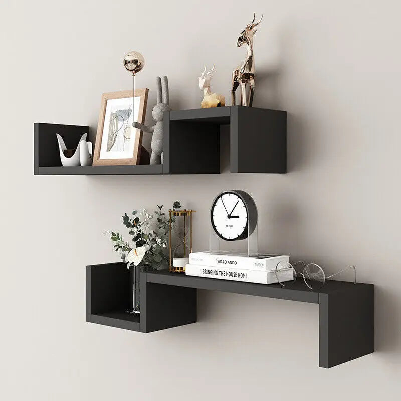 Wooden Wall Shelf (Set of 2)