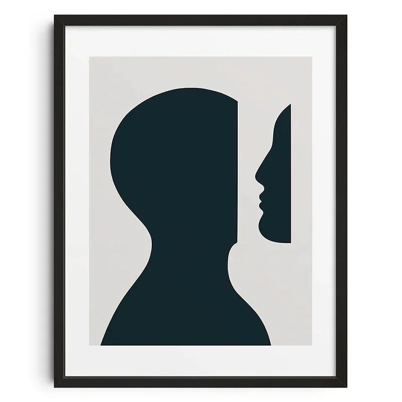 Retro Abstract Nourishing Soul Classic Wall Art,  Canvas Print Poster, Suitable for Home, Living Room, Room Decoration Painting