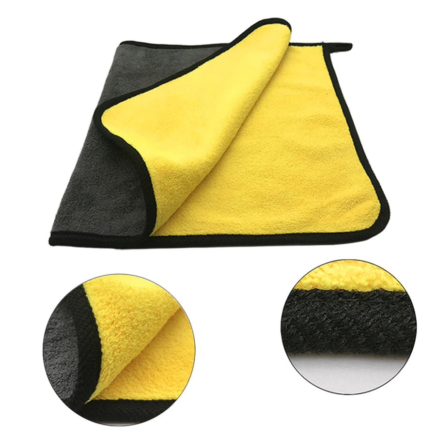 Double Layer Microfiber Car Towels