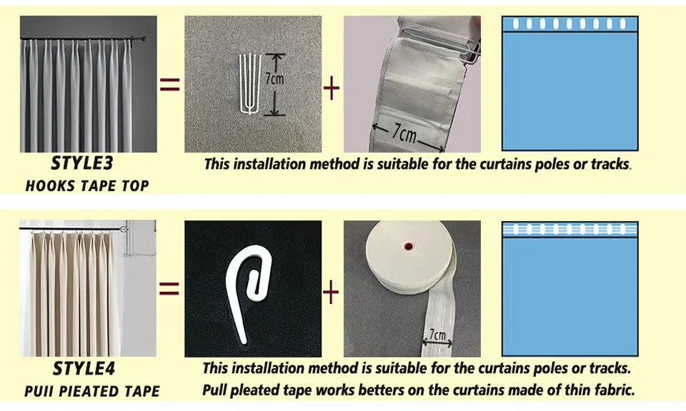 Luxury White Sheer Curtains