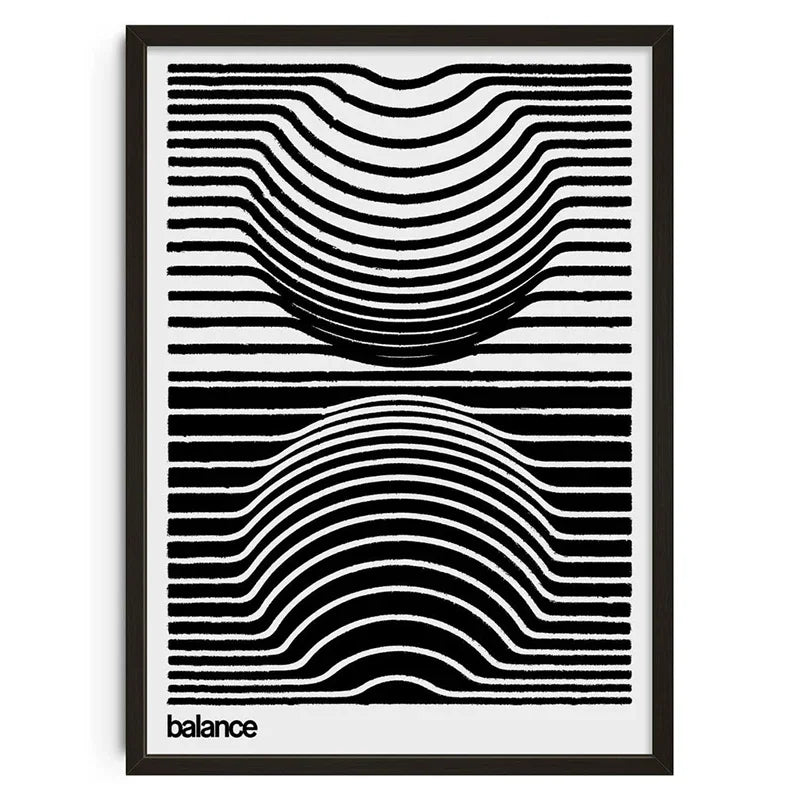 Retro Abstract Nourishing Soul Classic Wall Art,  Canvas Print Poster, Suitable for Home, Living Room, Room Decoration Painting