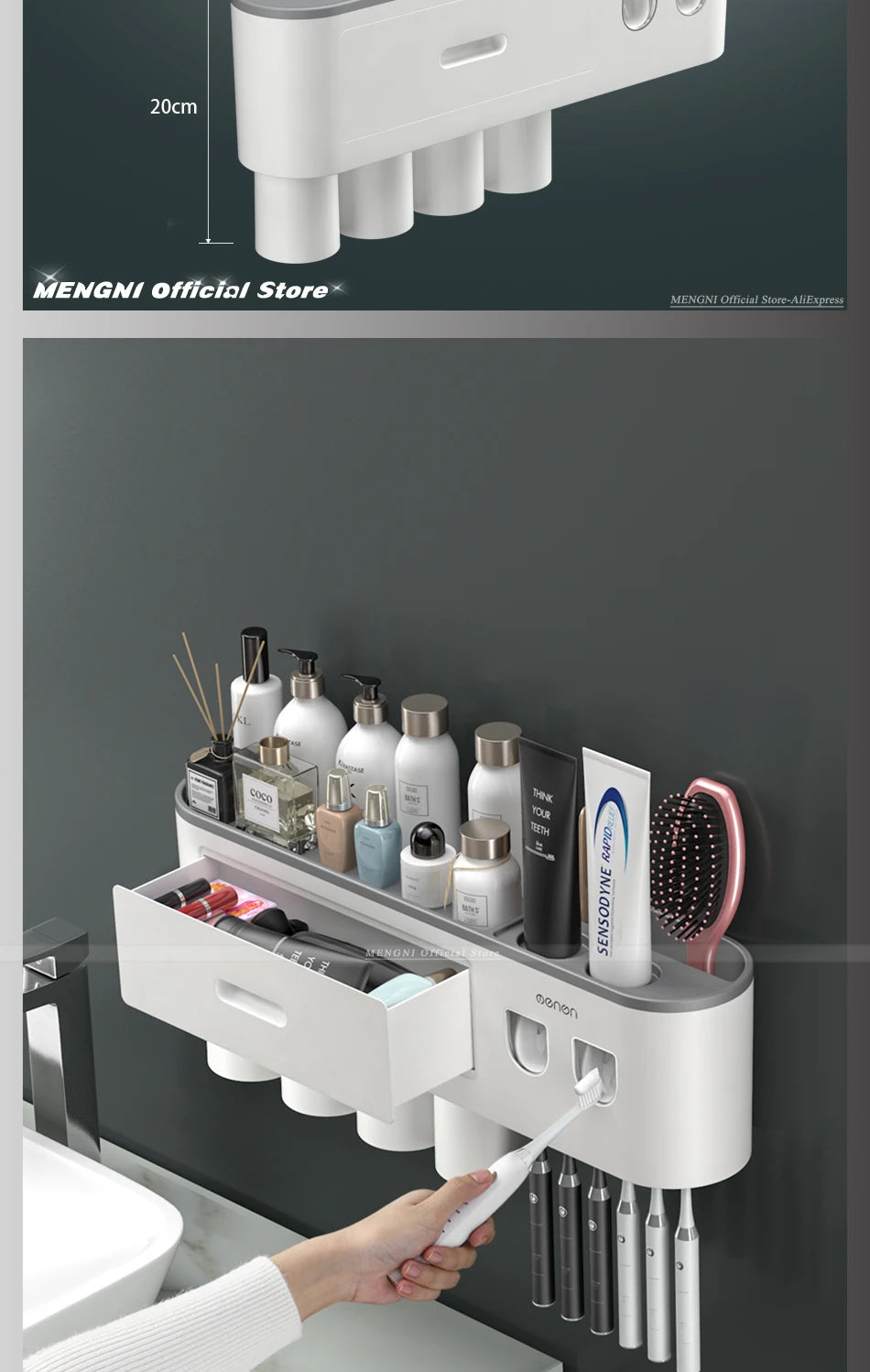 Magnetic Paste & Brush Holder