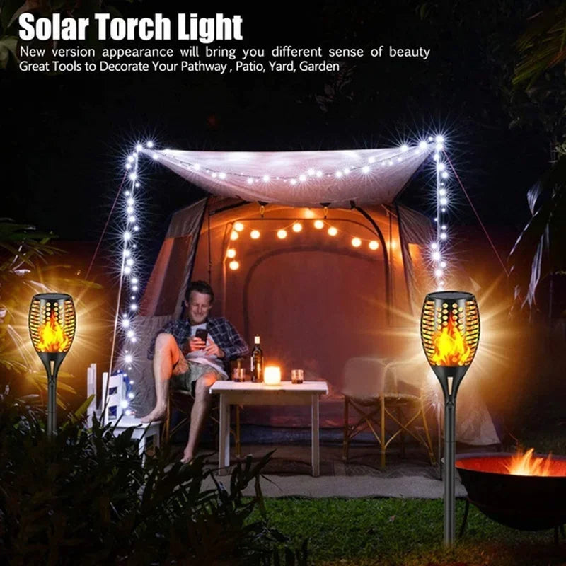 Solar Flame Torch Light
