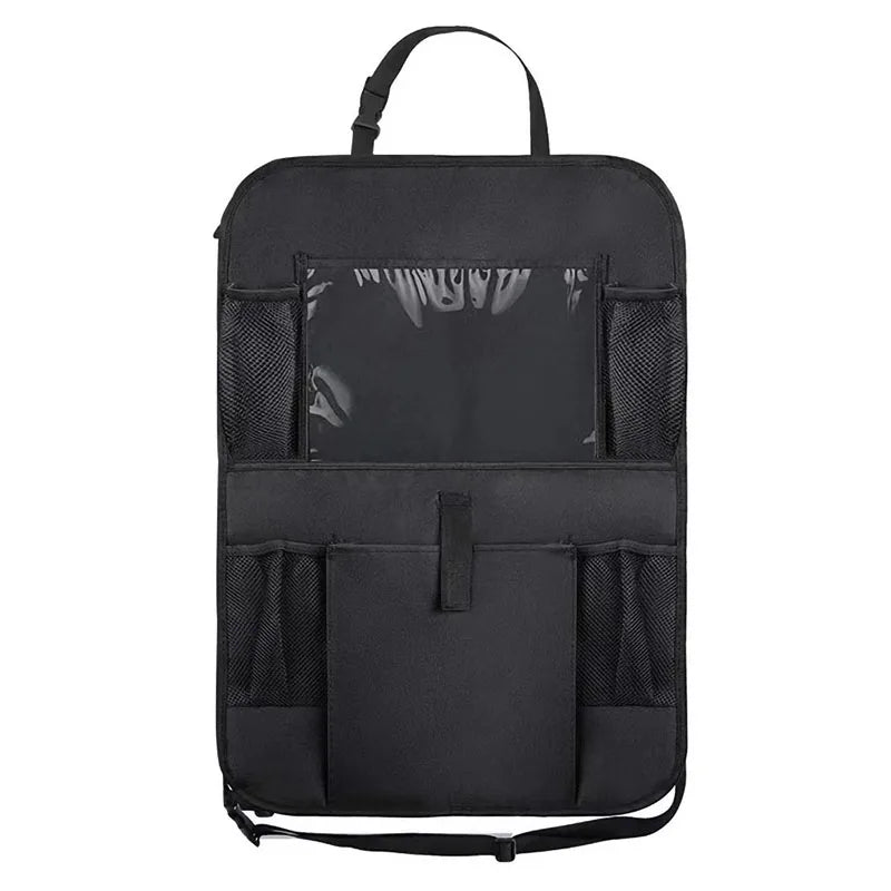 Universal Car Seat Back Protector with Storage Pockets