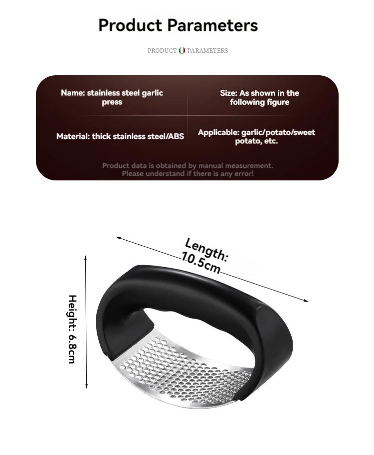 Easy-Clean Garlic Press