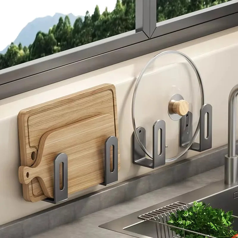 Pot Lid & Cutting Board Holder Set