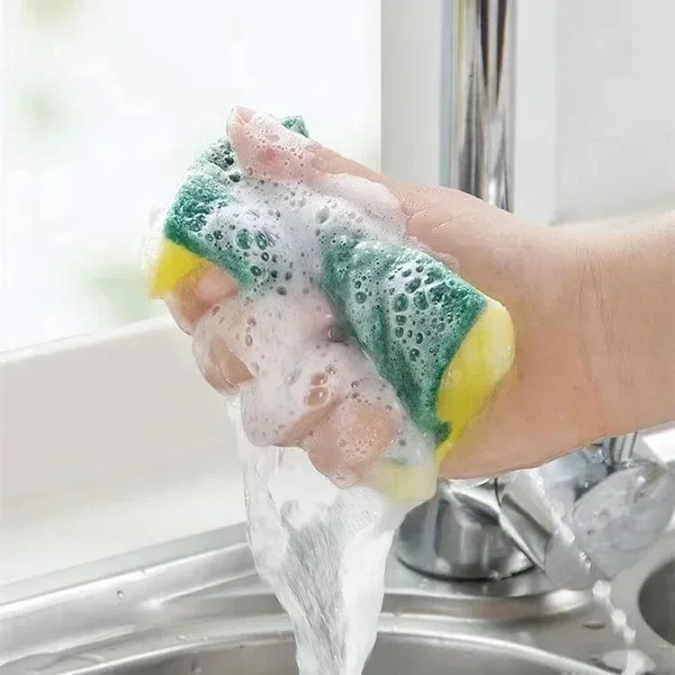 Double-Sided Pot Scrub Sponge