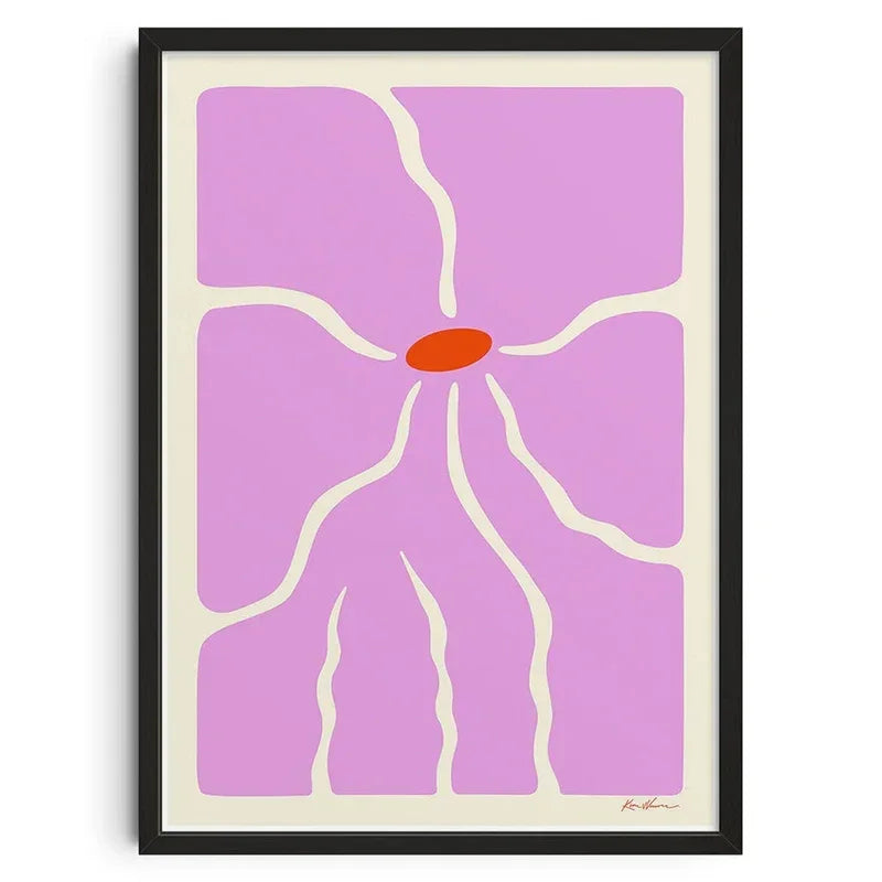 Retro Abstract Nourishing Soul Classic Wall Art,  Canvas Print Poster, Suitable for Home, Living Room, Room Decoration Painting