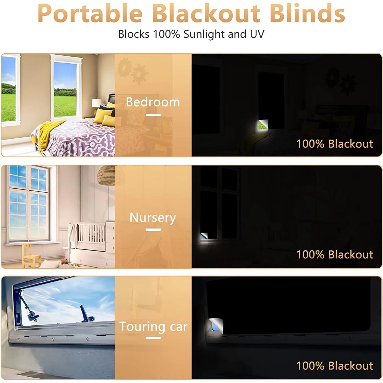 Instant Darkness Window Cover