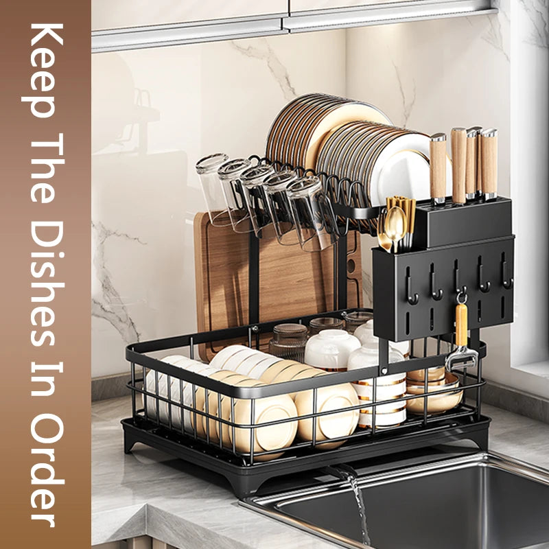 Space-Saver Dish Rack