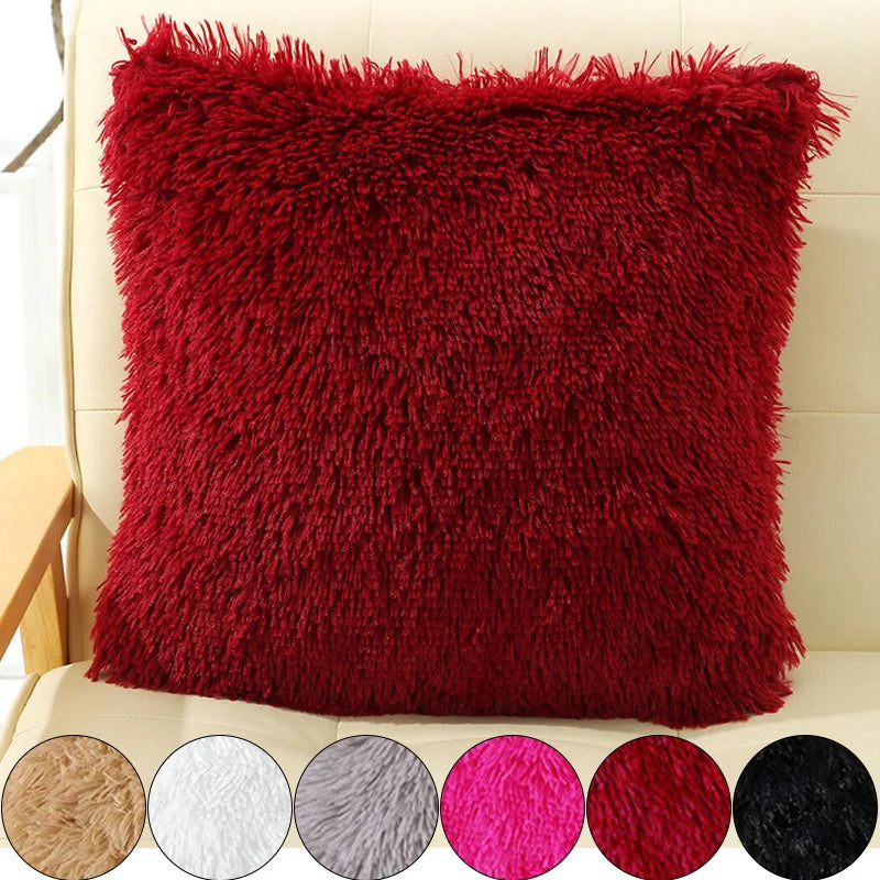 Soft Faux Fur Pillow Cover