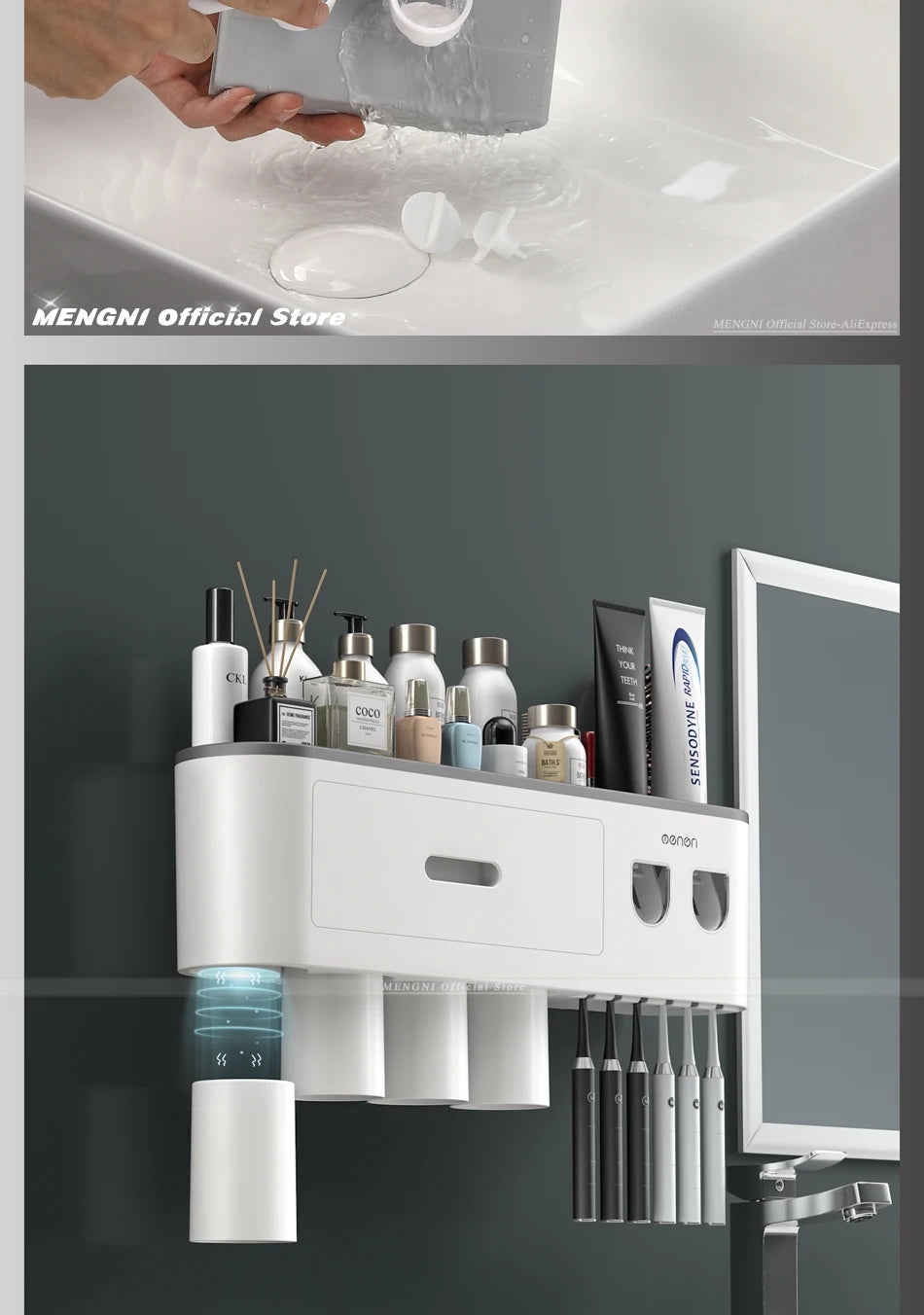 Magnetic Paste & Brush Holder