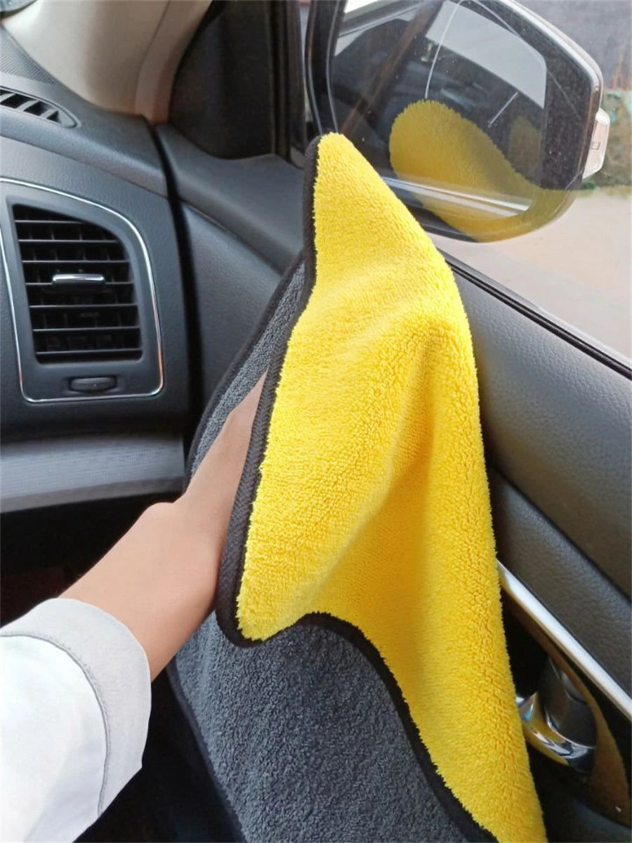Double Layer Microfiber Car Towels