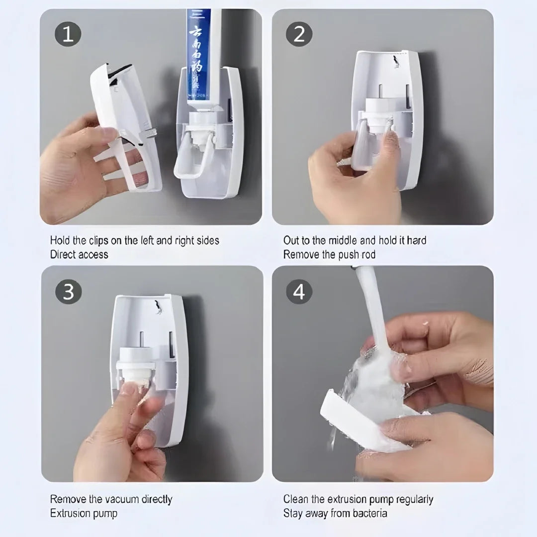 Auto-Fill Toothbrush Station