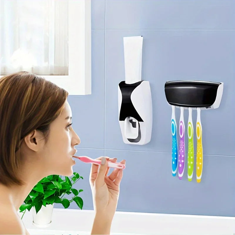 Auto-Fill Toothbrush Station