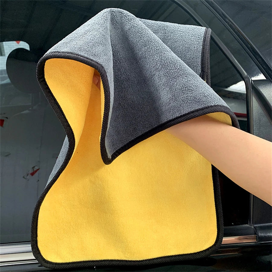 Double Layer Microfiber Car Towels