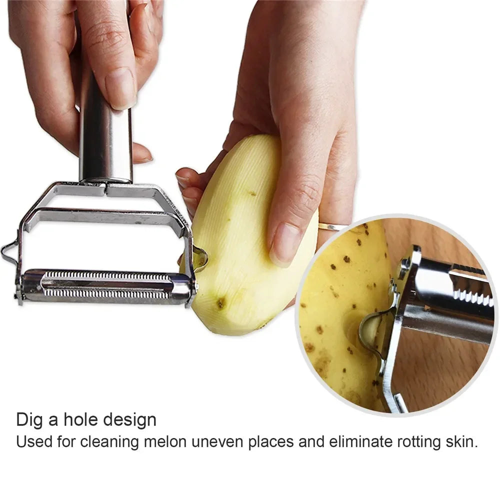 3-in-1 Stainless Steel Peeler