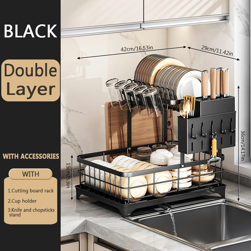 Space-Saver Dish Rack