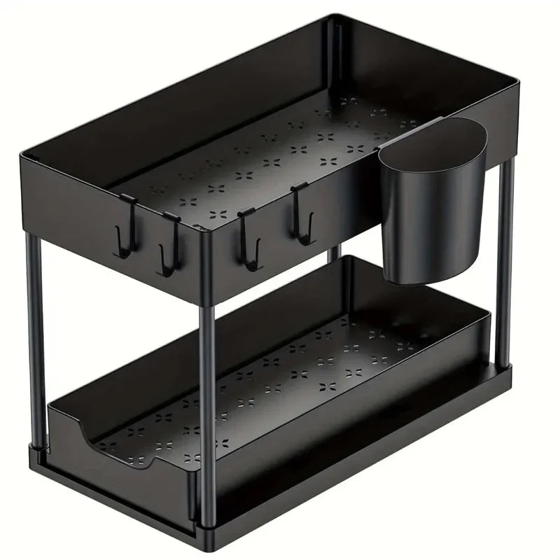 Sliding Cabinet Organizer Basket