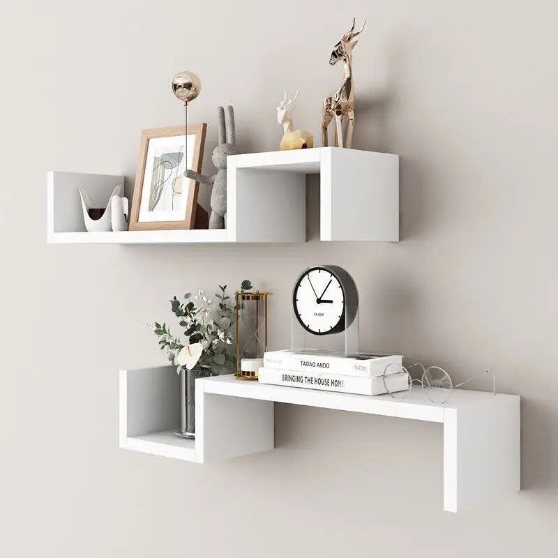 Wooden Wall Shelf (Set of 2)