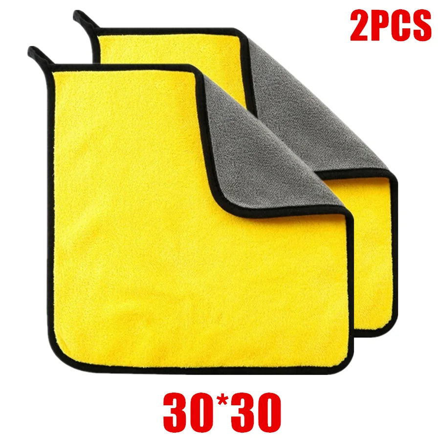 Double Layer Microfiber Car Towels