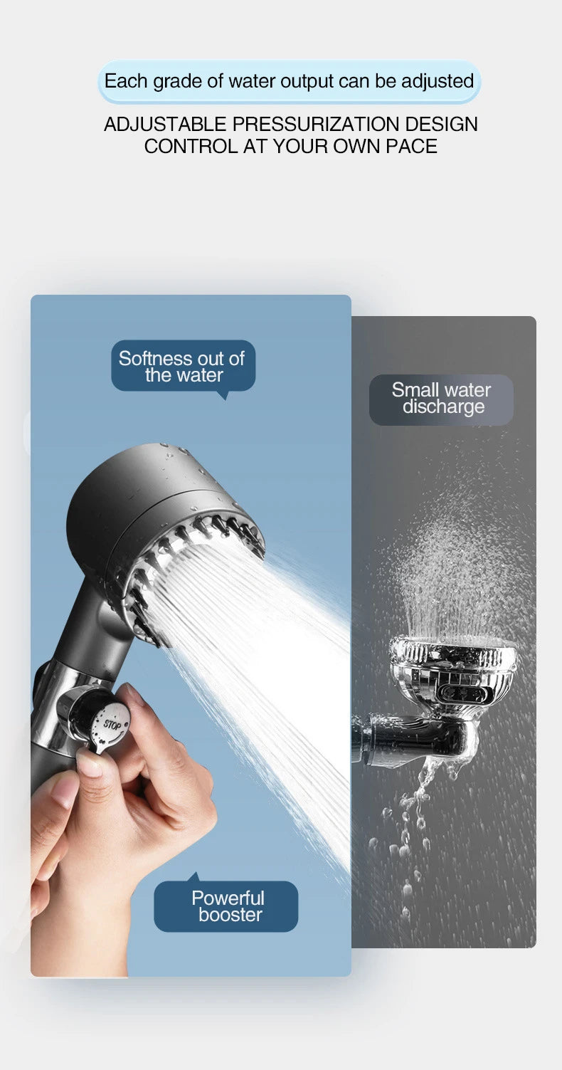 HydroPower Massage Showerhead