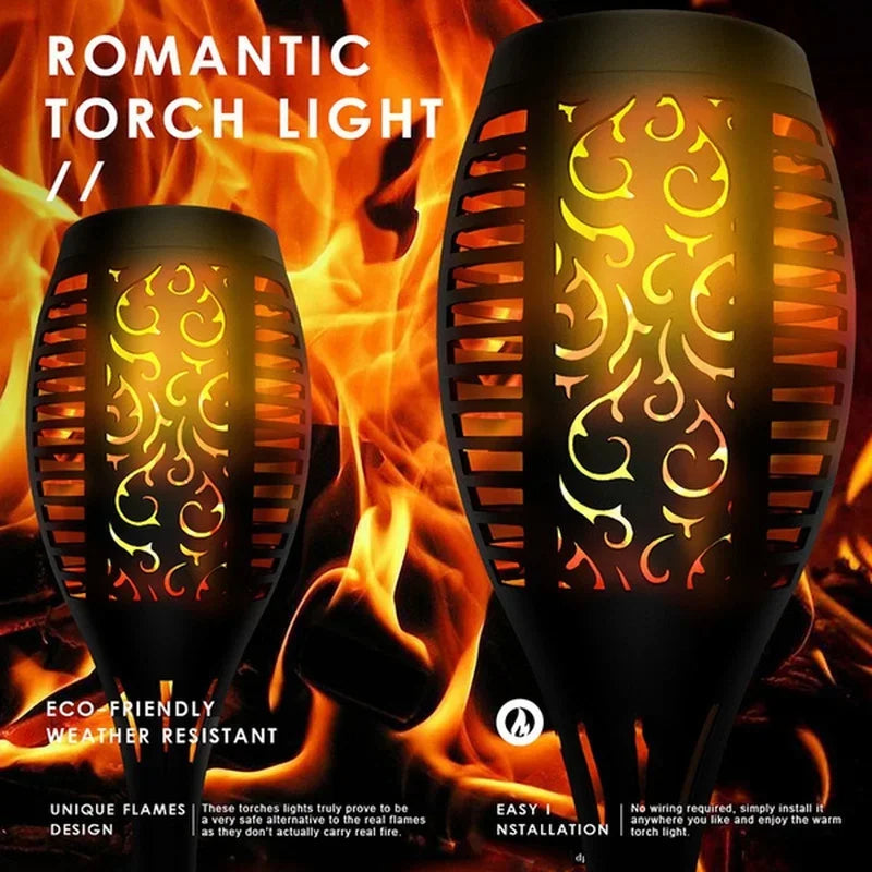 Solar Flame Torch Light