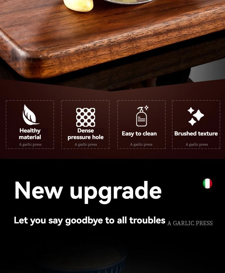 Easy-Clean Garlic Press